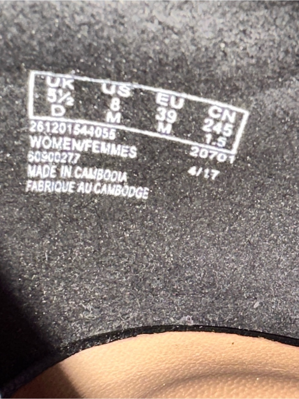 Clarks Artisan Black Suede Slip-On Wedge - 8 - Picture 7 of 7